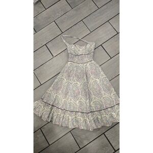 Girls From Savoy Anthropologie Floral Fit & Flare Midi Dress –‎ Size 2